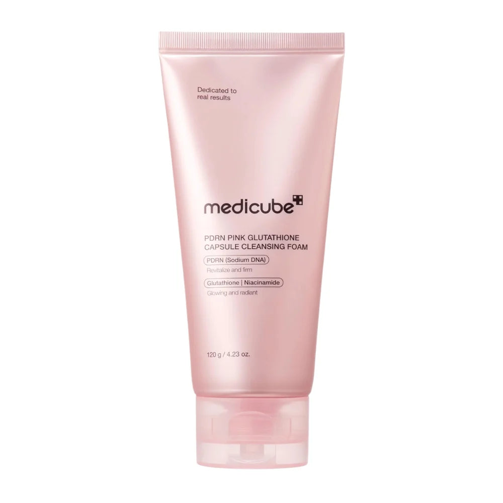 Medicube – PDRN Pink Glutathione Capsule Cleansing Foam, 120g