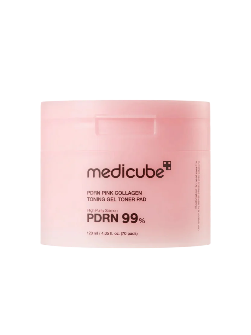 Medicube – PDRN Pink Collagen Toning Gel Toner Pad, 70 pads