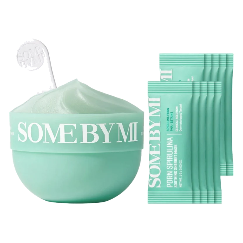 SOME BY MI – PDRN Spirulina Soothing Sherbet Mask – 1g*10ea